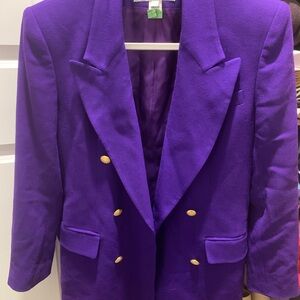 Jones New York Vibrant Purple Blazer